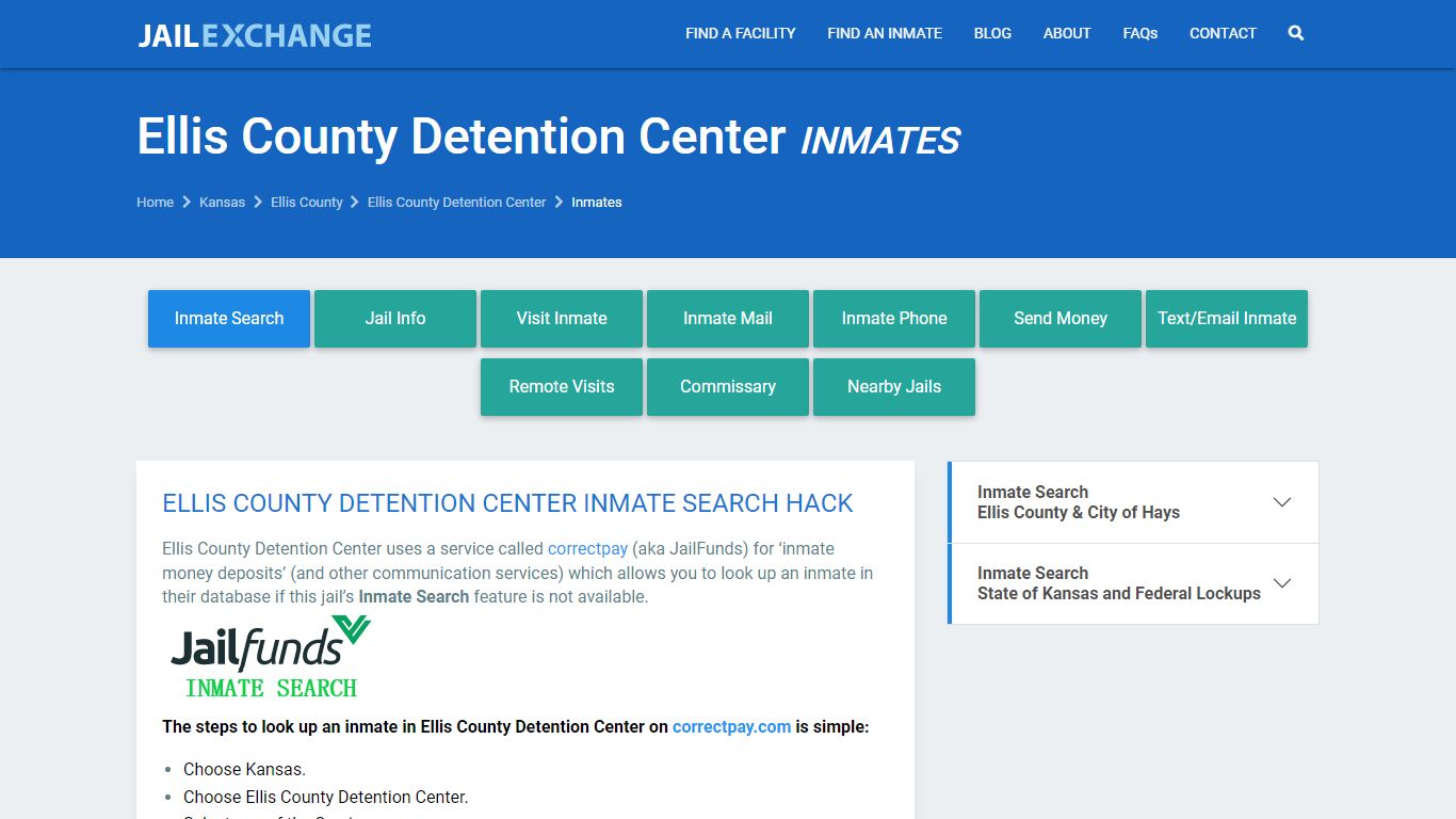 Ellis County Inmate Search | Arrests & Mugshots | KS - JAIL EXCHANGE